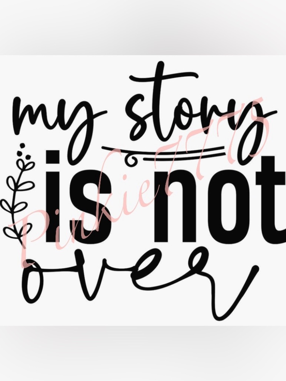 Kitchen hand towel “my story is not over”